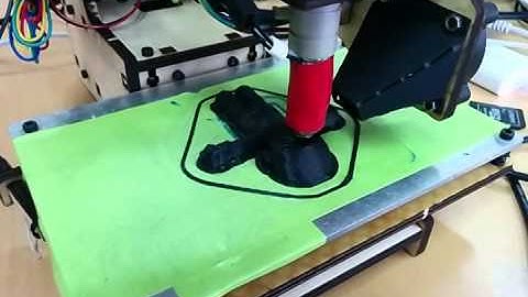PrintrBot printing back of Mario
