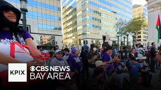 May Day rally in Oakland has demonstrators unite behind various causes