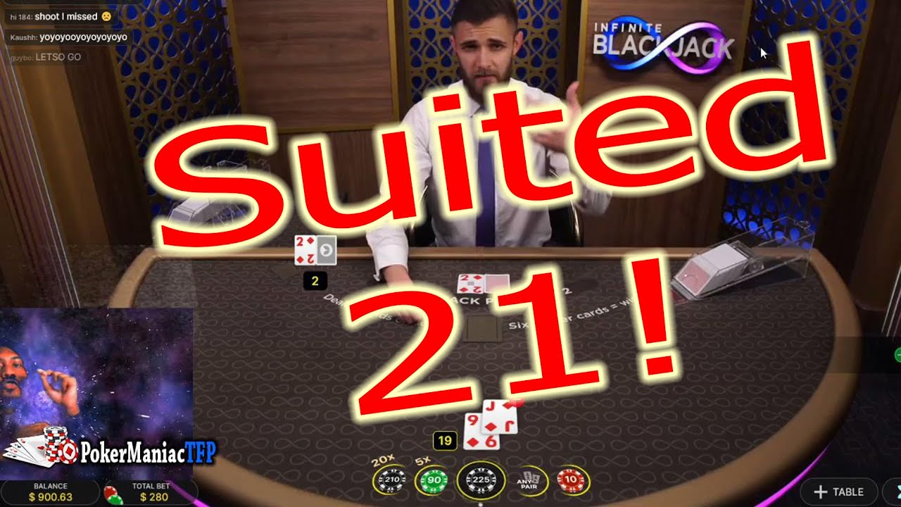 INFINITE BLackJack: Suited 21 SIDE BET BONUS!