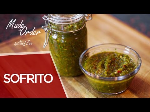 How to Make Sofrito | Made to Order | Chef Zee Cooks