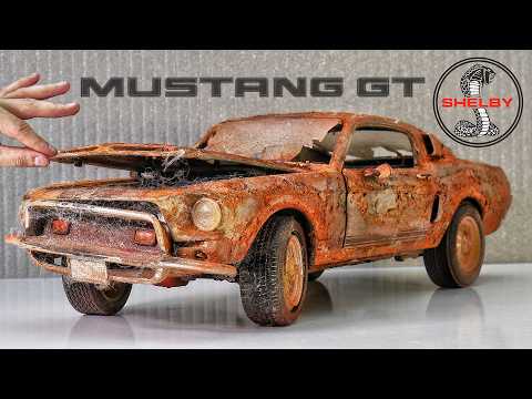 Abandoned 1968 Ford Mustang Shelby GT500 Full Restoration