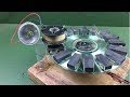 Science Experiment Self Running Machine Free Energy Generator Using Magnets With Fan Motor