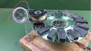 Science Experiment Self Running Machine Free Energy Generator Using Magnets With Fan Motor