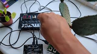 A "virtual CV" on norns experiment with Kastle driving a morphing filter on NTS-1