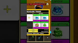 Trading WEREWOLF For This?! 🤔 | W or L 😰 #bloxfruits #roblox #shorts