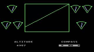 E Z EZ EAZY EASY Flight Simulator 1984 Dan Person's K Power  Scholastic,Inc ATARI 8BIT XL XE 400 800