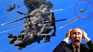Horrifying Moment, 17 Russian KA-52 Helicopters Destroyed by US F-16s