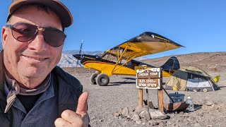 Mid Winter Airplane Camping! The 'Chicken Strip' Death Valley Aviat Husky