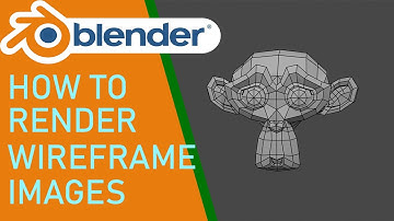Blender how to render wireframe images