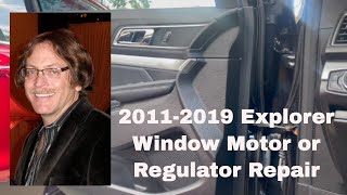Explorer Window Motor or Regulator Replacement 2011-2019 Left Front