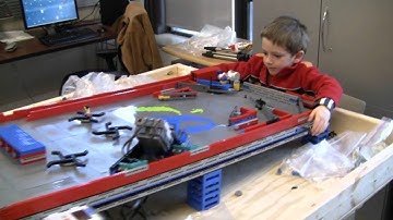 Lego NXT Pinball Machine - Gameplay test