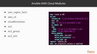 Getting Started with Core Features in Ansible 2 : The Course Overview  | packtpub.com Profile
