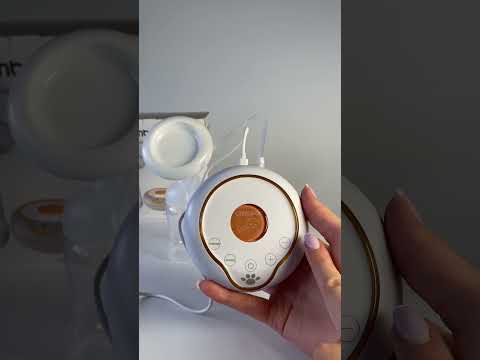 Молоковідсмоктувач ультратихий електричний з режимом масажу і стимуляції лактації CMBEAR ZRX-0606 White, видео 1