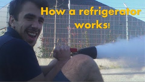 How a refrigerator works - Ideal gas equation explained