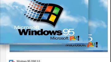 OS Tour: Windows 95 (OSR 2.5/Version C)