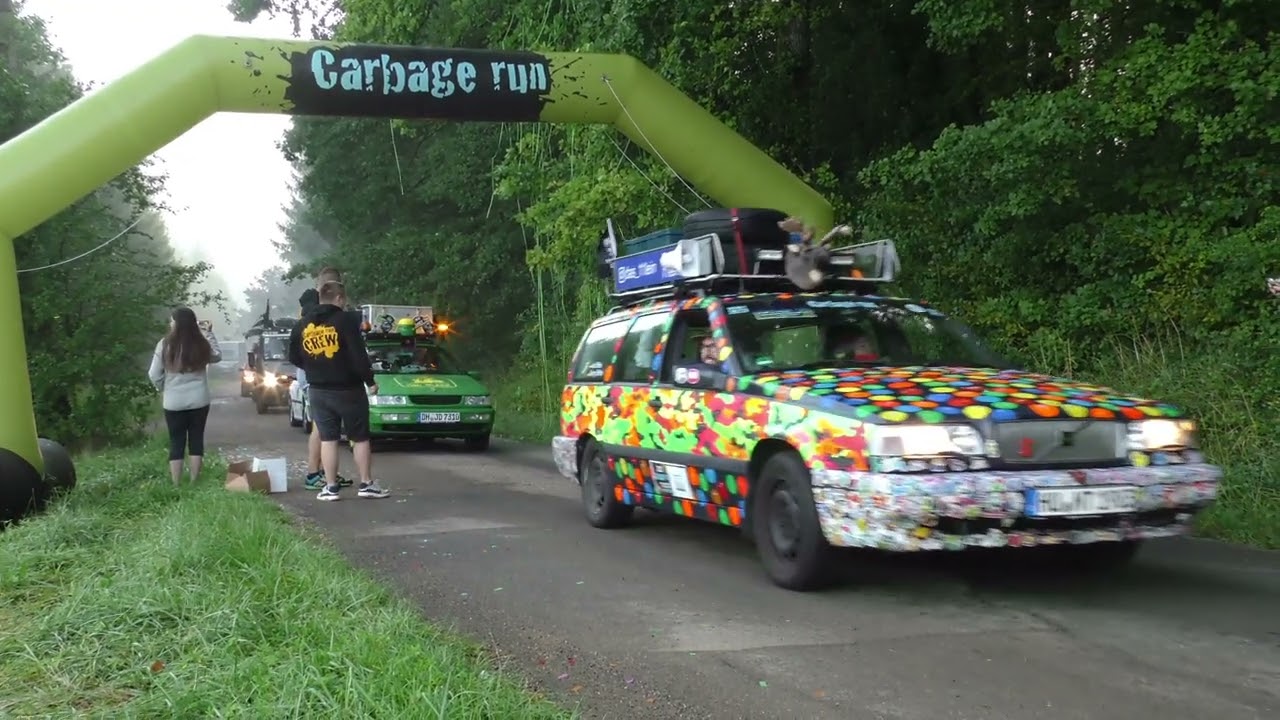 Carbage run 2023 Portugal Eintreffen und Start der Teams