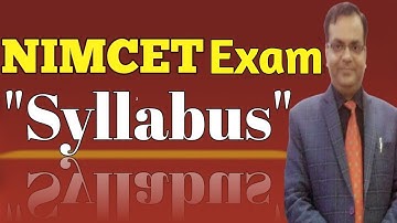 NIMCET Syllabus 2023 | NIMCET Syllabus | NIMCET 2023 Syllabus | Syllabus Of NIMCET 2023 |NIMCET 2023