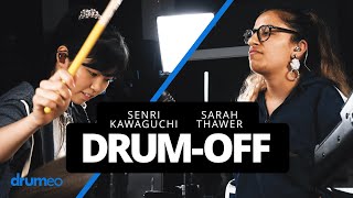 Senri Kawaguchi & Sarah Thawer Drum-Off