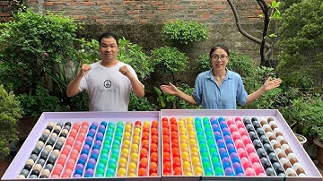 Puzzle sort ball challenge game solve mode in rainbow order