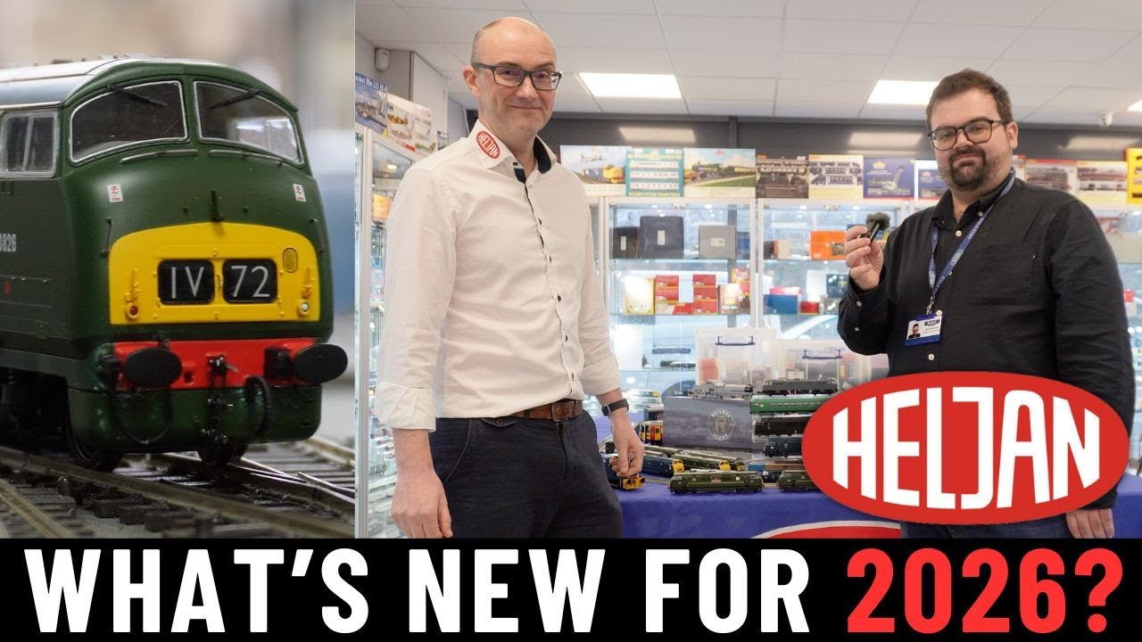 What's in store from Heljan in 2026? Rails Takeover Day Model Tour + EXCLUSIVE New Samples!