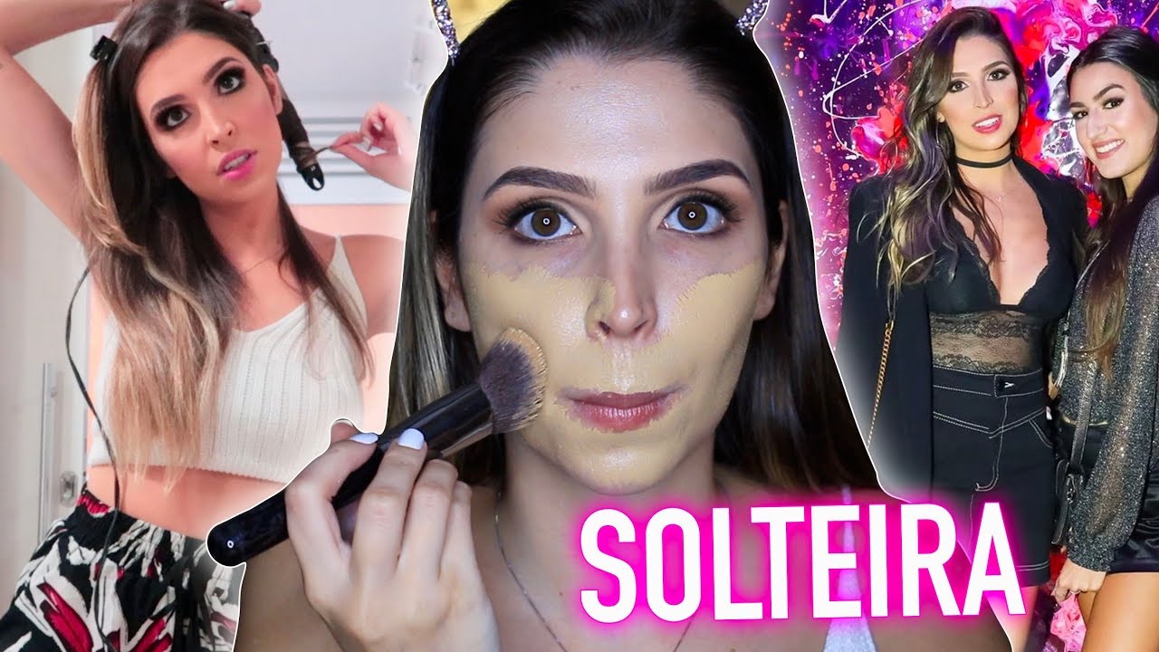 SE ARRUME COMIGO: SOLTEIRA na BALADA| Julia Tedesco