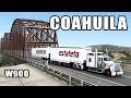 Camión DOBLE Trailer Kenworth W900 de ESTAFETA en Coahuila American Truck Simulator