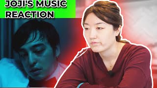 Japanese React to JoJi's Music slow dancing in the dark