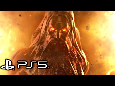 God of War 3 Remastered (PS5) - Kratos Vs. Zeus Boss Fight & Ending (4K 60FPS)