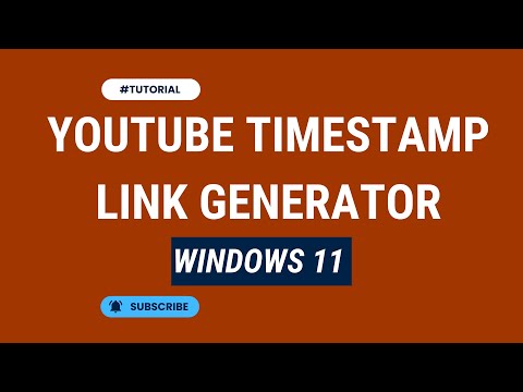 YouTube Timestamp link