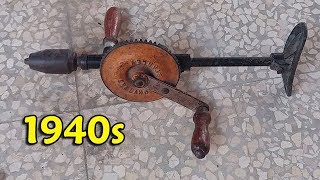 ترميم مثقاب يدوي قديم إصدار 1940 | Two Speed Enclosed Breast Drill Restoration