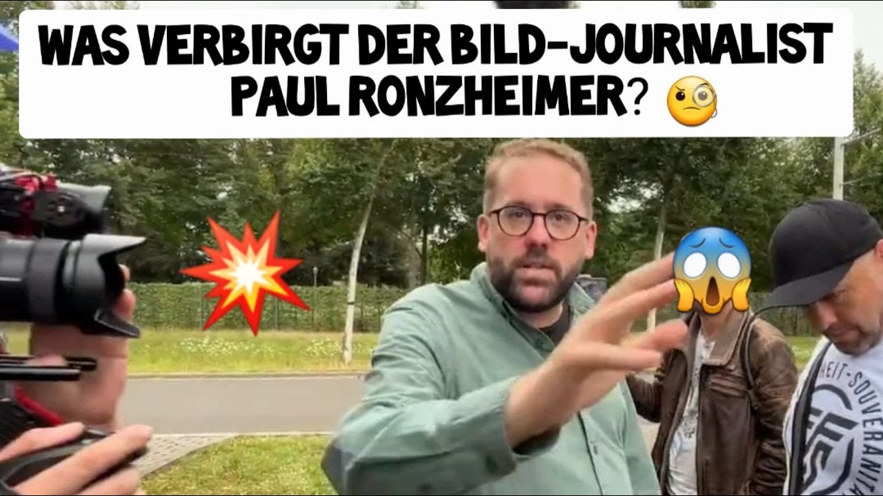 Was hat Paul Ronzheimer von BILD zu VERBERGEN? 🧐 