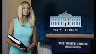 JUST IN: Kayleigh McEnany tells reporter to come work at White House