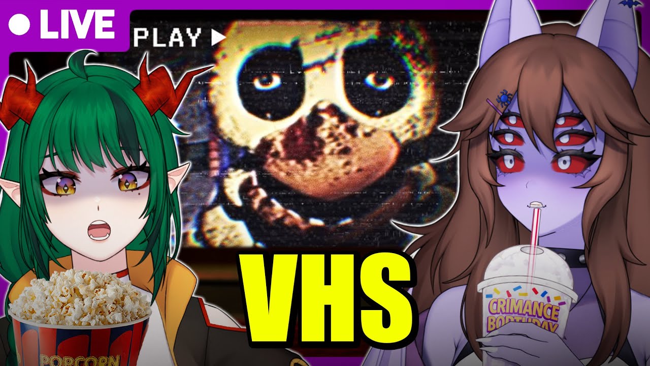 (+14) REAGINDO AS FITAS VHS DE FNAF - FNAF VHS TAPES ft @meilingdraco