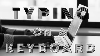 TYPING ON A KEYBOARD SOUNDS || 2 HOURS || Perfect to Sleep, Study or Work
