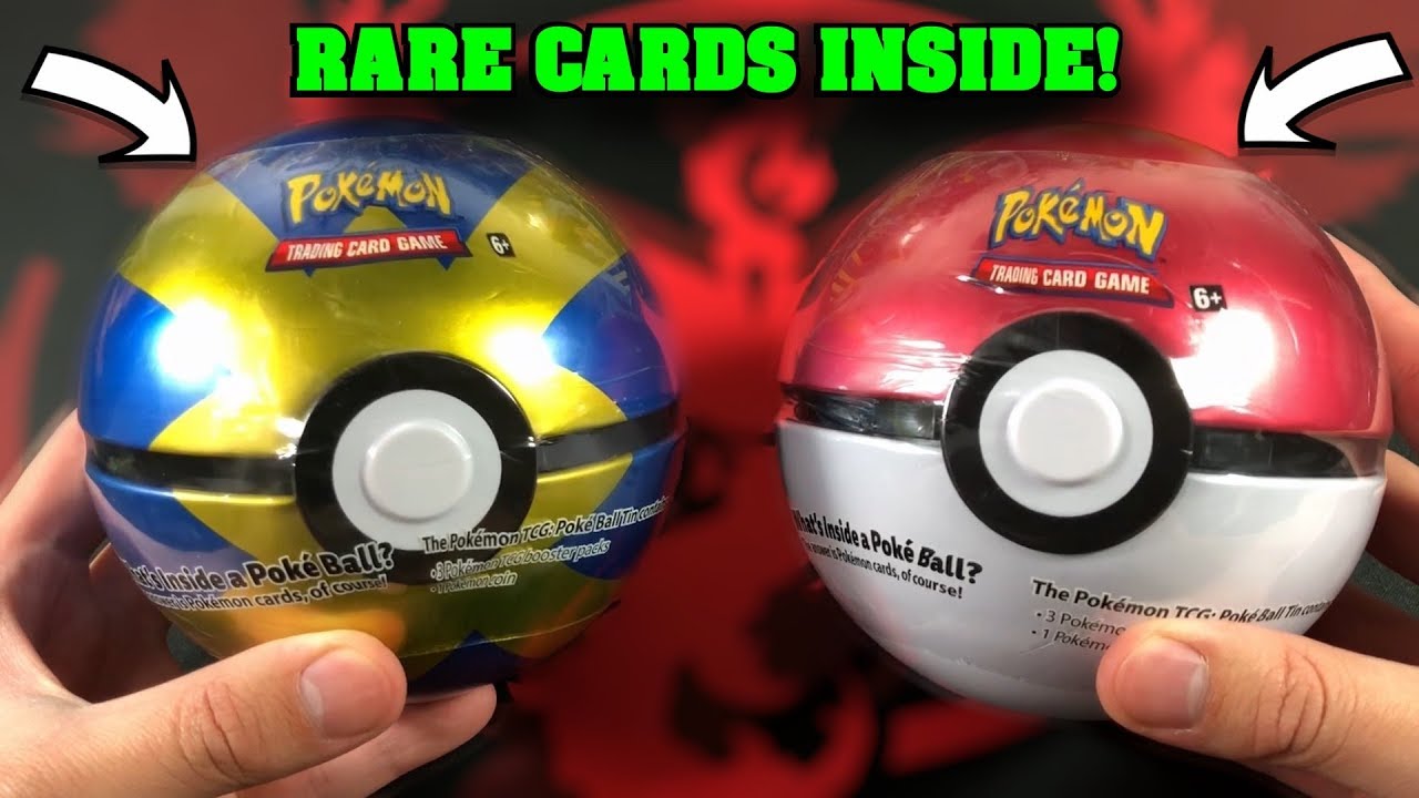 OPENING CRAZY *NEW* POKEBALL TINS FILLED with RARE POKEMON CARDS!