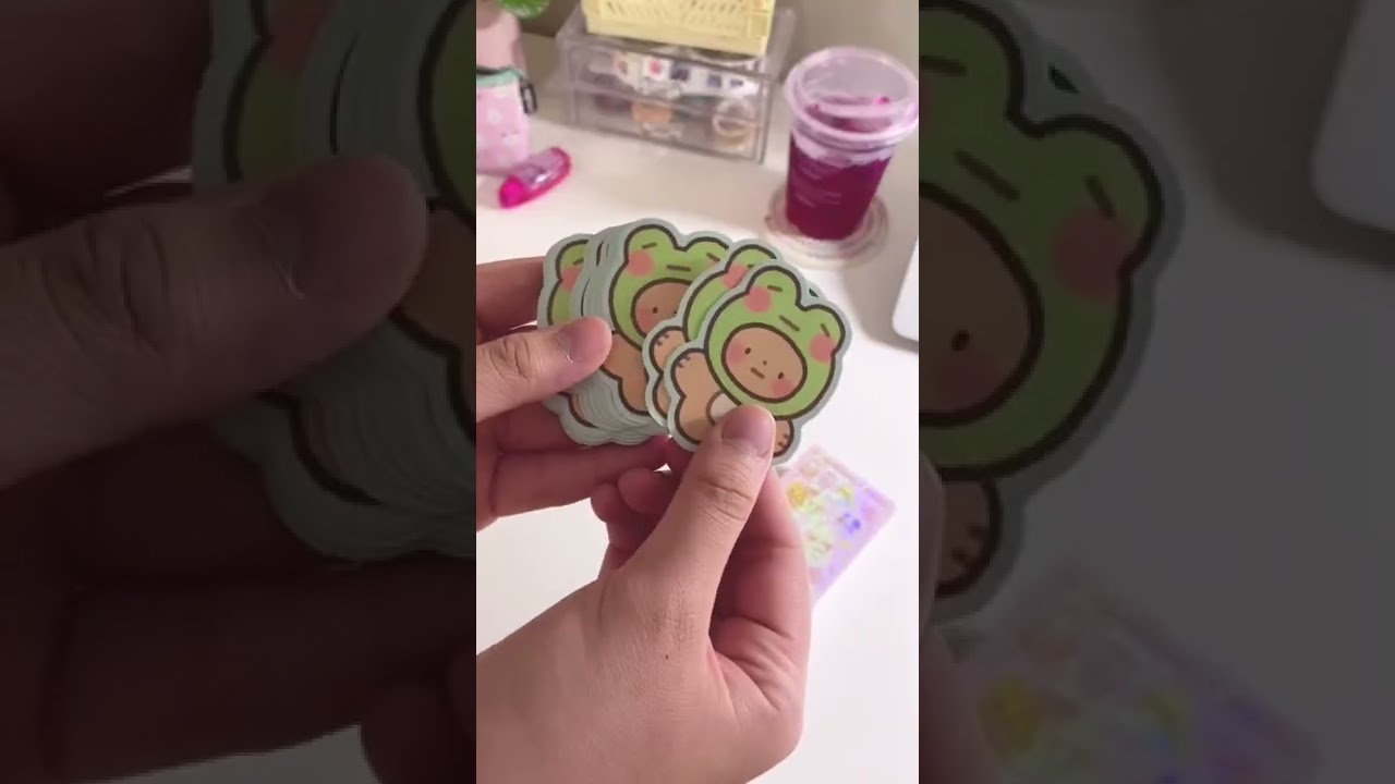 unboxing new stickers!🌷✨