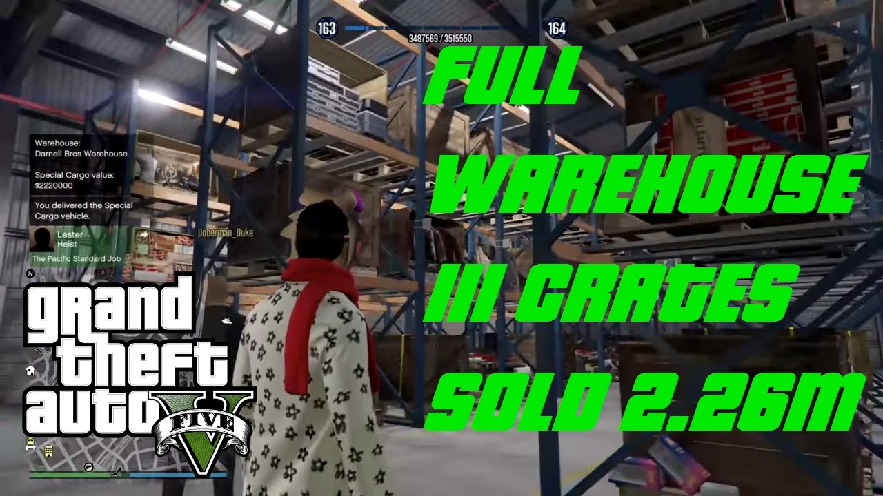 GTA 5 Online LIVE 100 Full Large Warehouse Sale Mission Final