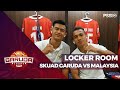 LOCKER ROOM, PRE & POST MATCH INDONESIA  VS MALAYSIA | TIMNAS SENIOR