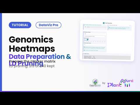 Genomics Heatmaps · Data Preparation & LD Pruning | DataViz Pro Tutorial