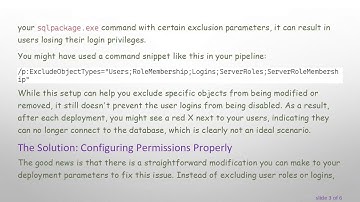 Resolving Azure SQL Server Database User Login Disabled After DACPAC Publish