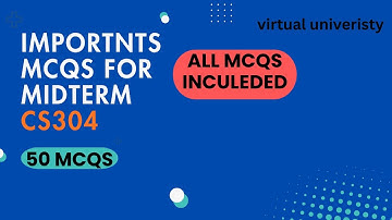 CS304 Important MCQs for Midterm 2025 | 50 Solved MCQs with Answers | OOP Midterm Preparation