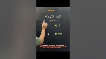 Simplify #maths##class10th #class9th #class8th #grade8 #mathshortstrick