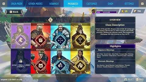 The Warden Class on Tribes of Midgard