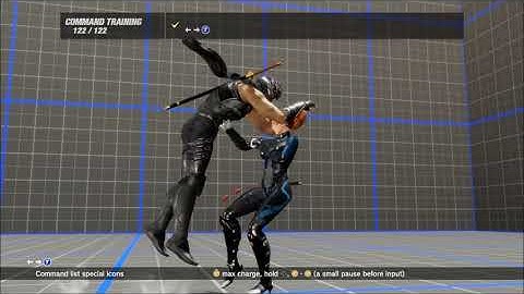 Dead or Alive 6 - Ryu Hayabusa Move List (Command Training / Secret Moves)