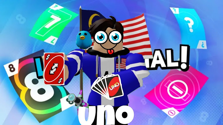 Aku main Uno last card (roblox malaysia)