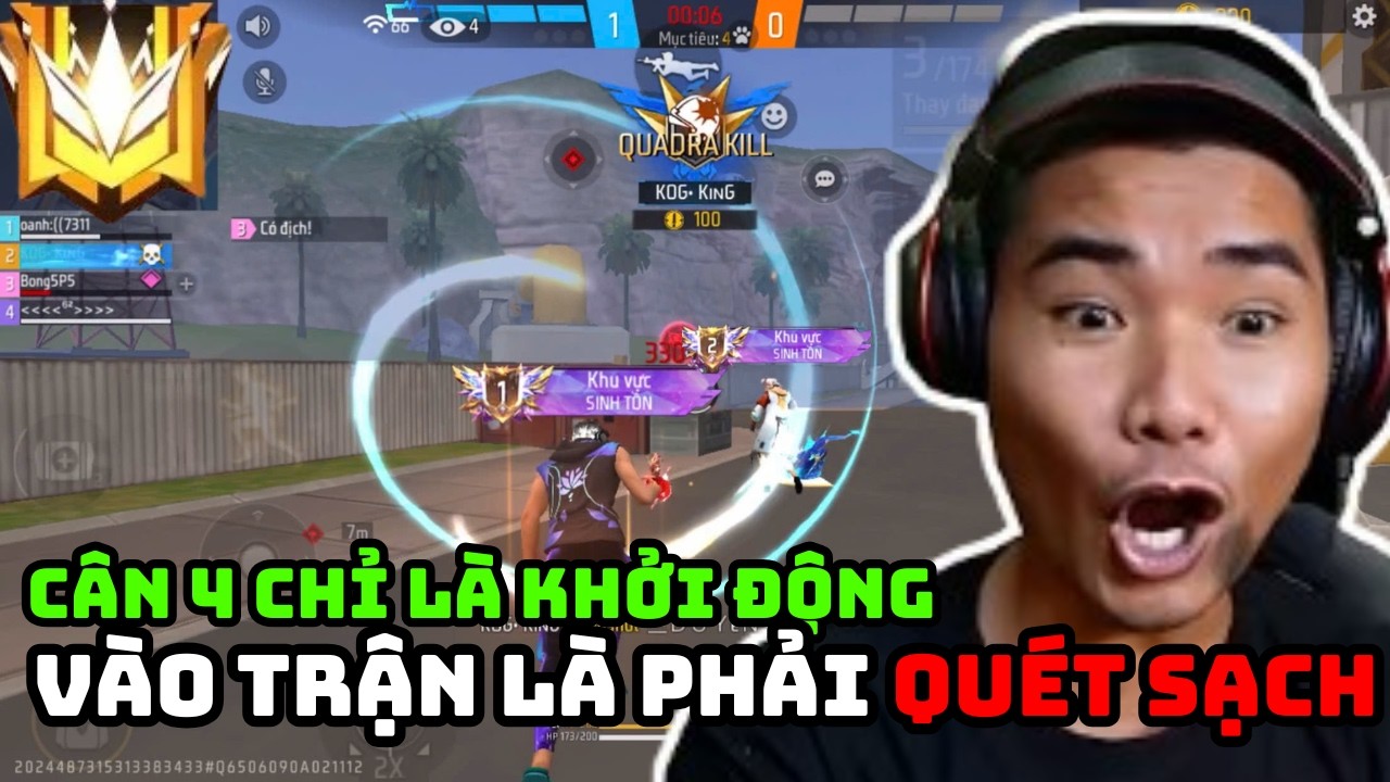 FREE FIRE | HIGHLIGHT CÂN 4 CỦA NHỮNG NHÂN TỐ TRÊN THẾ GIỚI - TẬP 20