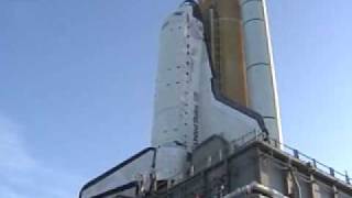 Space shuttle Discovery Rolls To Launch Pad For STS-128 Launch