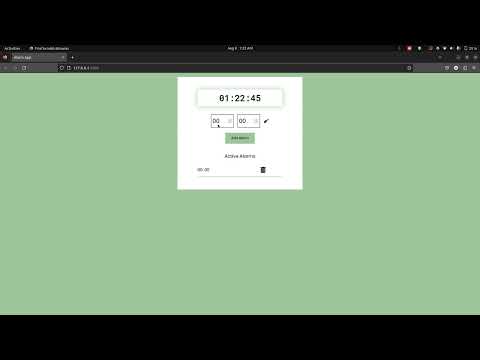 AlarmClock using Vanila JavaScript
