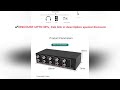 Exquisite-Audio Splitter 1 In 4 Out RCA L/R Aux Stereo Audio Splitter 1X4 Audio Distributor For PC D