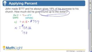 Famous Pre-Algebra Chapter 7 Quick Review: Applying Percent  by Rick Scarfi Net Worth